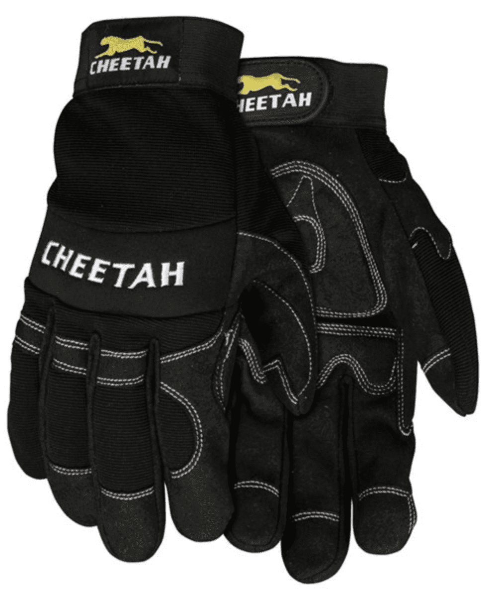 Picture of Glove MCR Safety Mechanics w/ Velcro Wrist - L