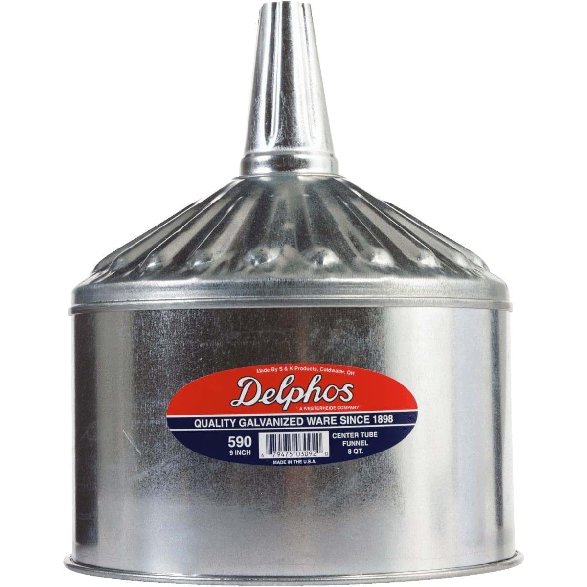 Picture of Delphos Heavy-Duty 8 Qt. Galvanized Funnel