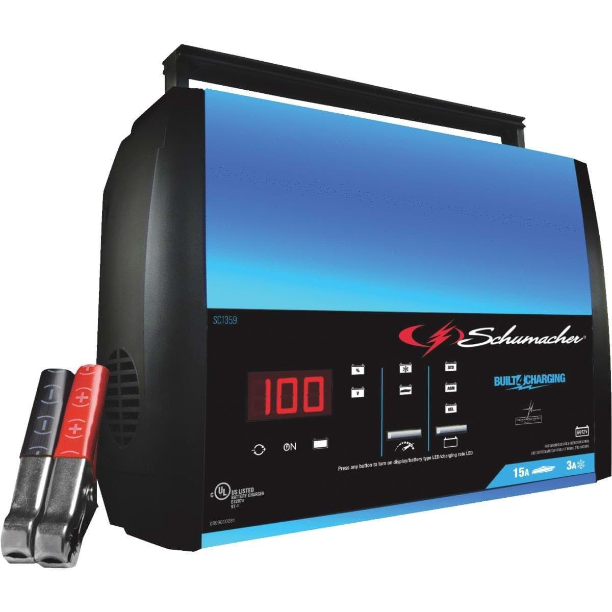 Picture of Schumacher Fully Automatic 6V/12V Auto Battery Charger