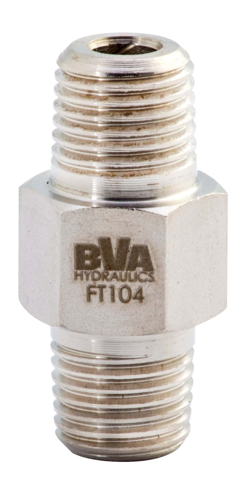Picture of Fitting Hex Nipple 1/4"-18 NPTF Male x 1/4"-18 NPTF Male 10,000 PSI