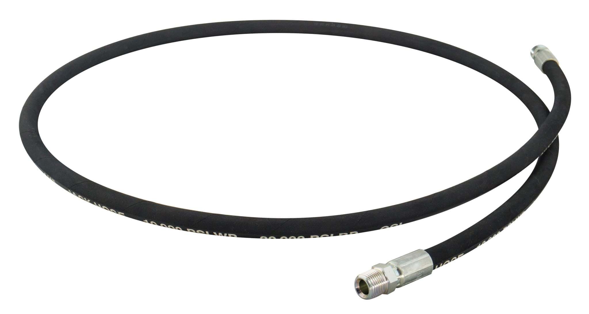 Picture of Hose Hydraulic Rubber 1/4" Id 6 Ft 3/8"-18 NPTF Ends - 10,000 PSI