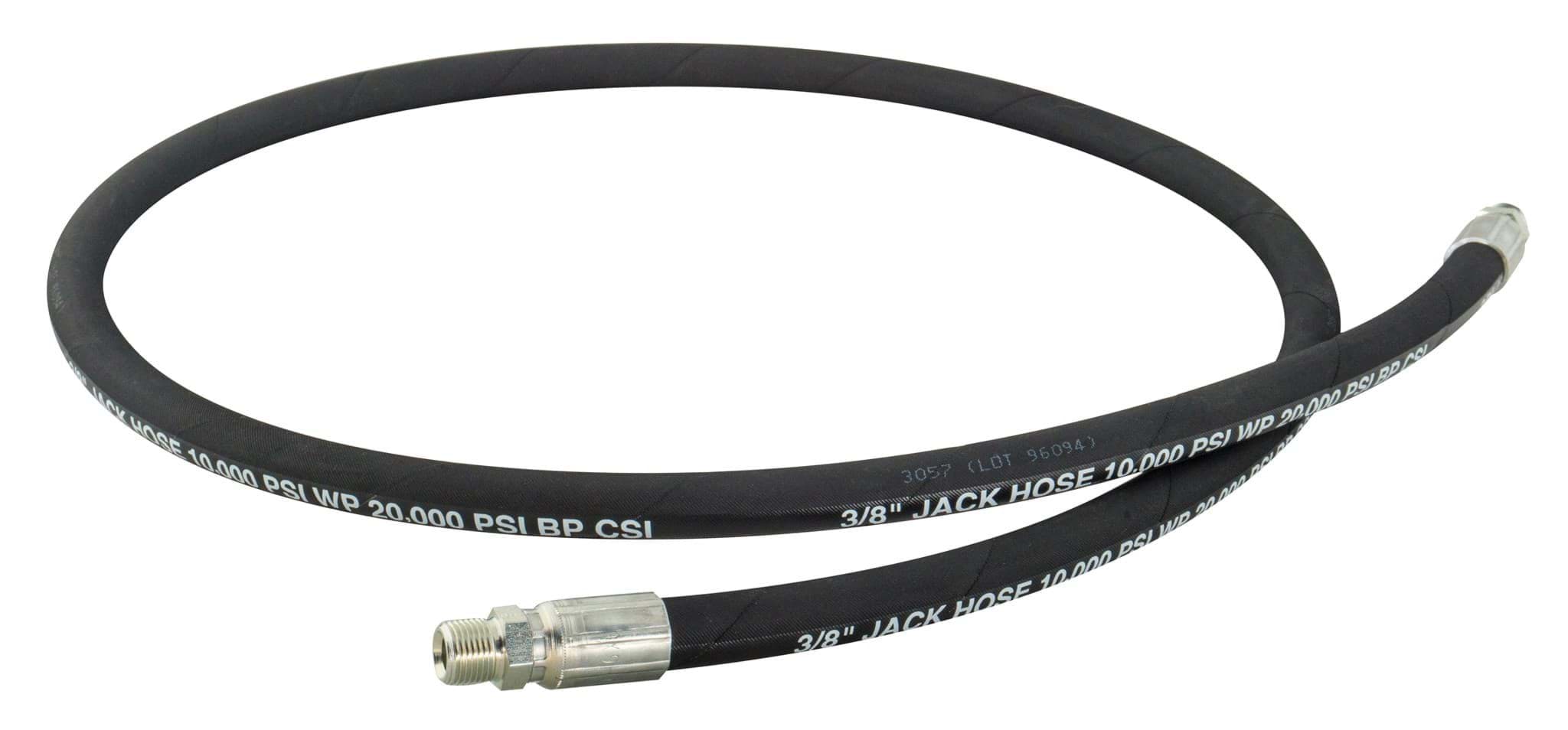 Picture of Hose Hydraulic Rubber 3/8"Id 6 Ft 3/8"-18 NPTF Ends - 10,000 PSI