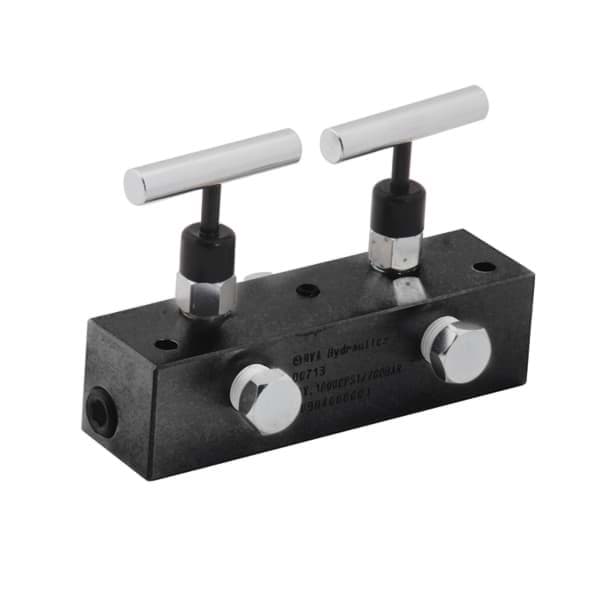 Picture of Manifold Block 2 Needle Valves 6"