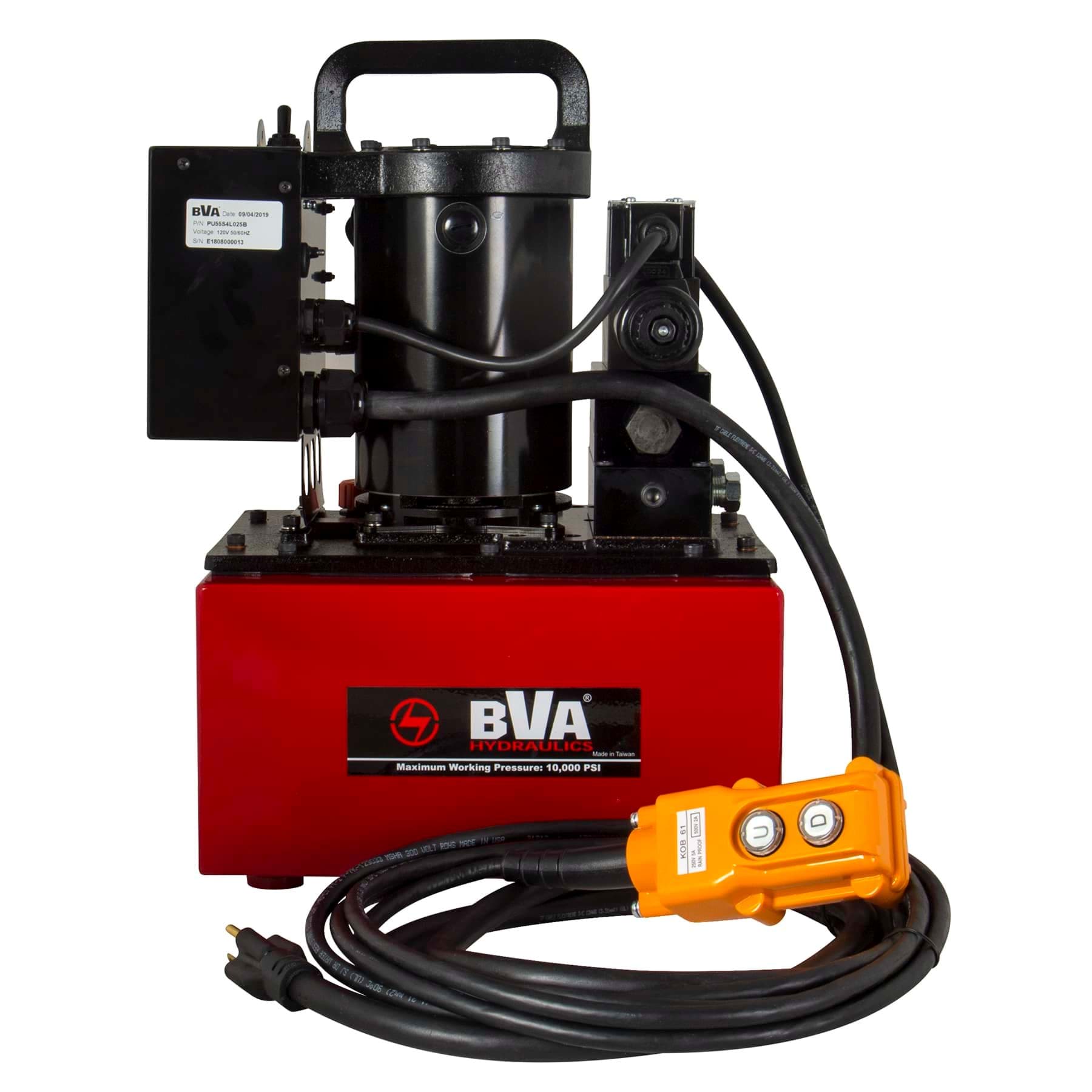 Picture of Electric Pump, 2.5 Gal. Lightweight, 4W/3P Solenoid Lock Valve, 120V, 50 / 60 Hz, Nema 5-15P Plug, Pendant