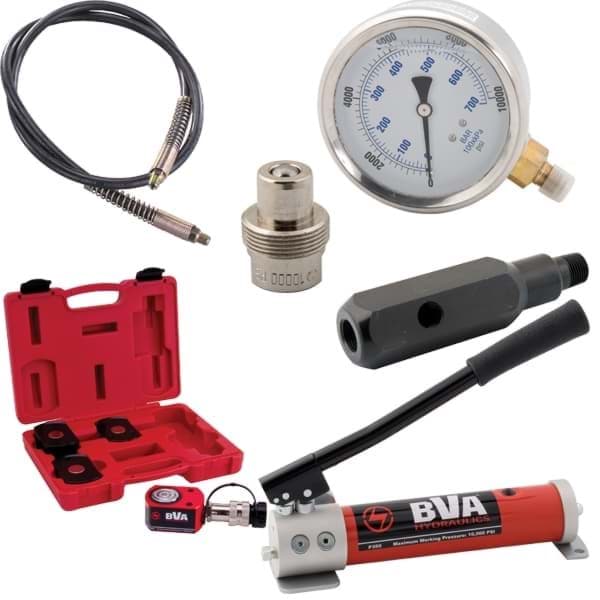 Picture of Combo 10 Ton, 5" Stroke Flat Body Cylinder Kit - P350