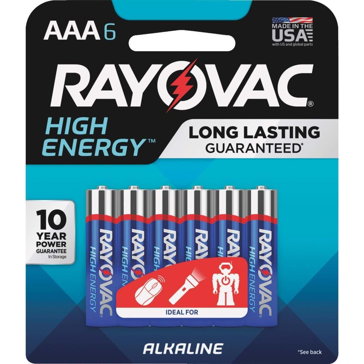 Picture of Rayovac High Energy AAA Alkaline Battery