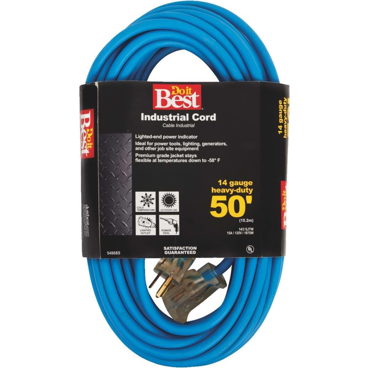 Picture of Do it Best 14/3 Industrial Outdoor Extension Cord