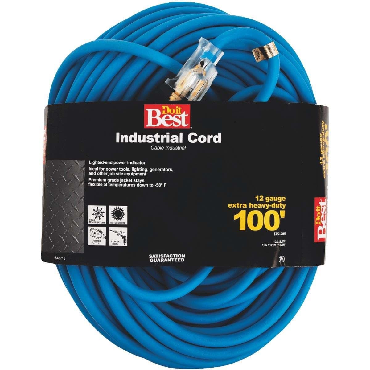 Picture of Do it Best 12/3 Industrial Outdoor Extension Cord