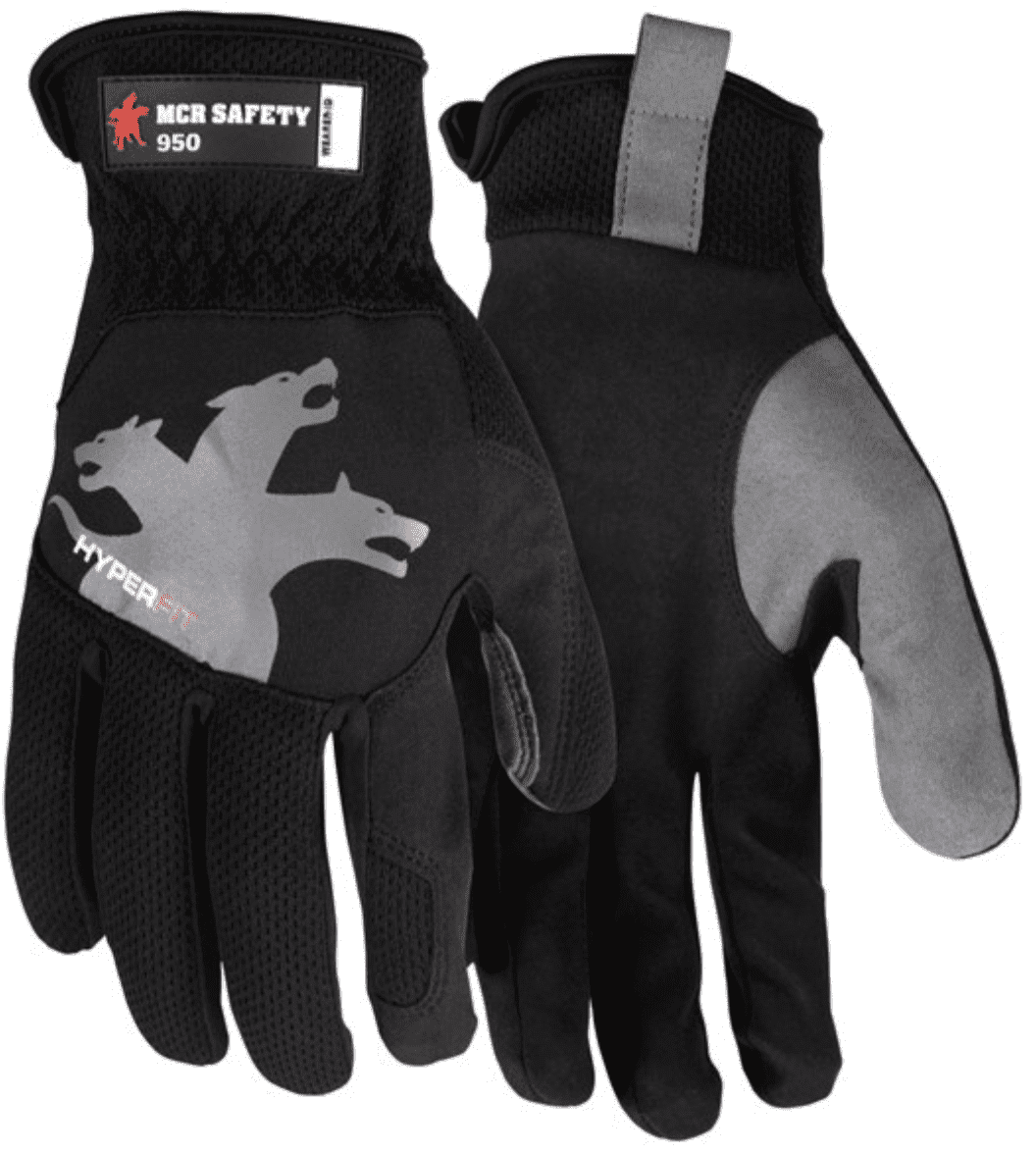 Picture of Glove MCR Safety Mechanics w/ Elastic Wrist - L