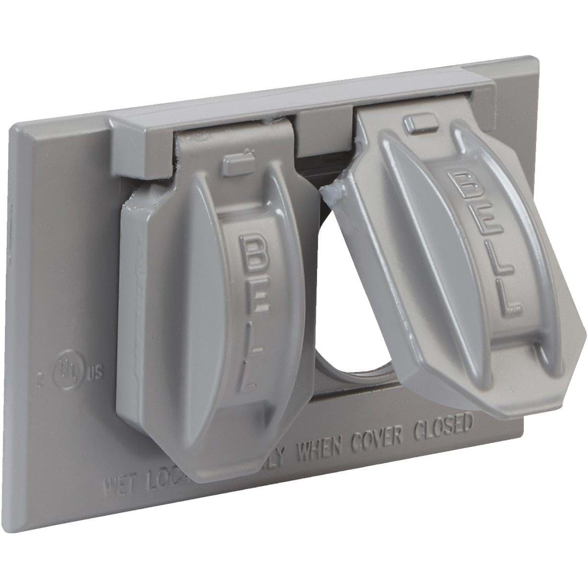 Picture of Bell Horizontal Mount Weatherproof Outdoor Outlet Cover