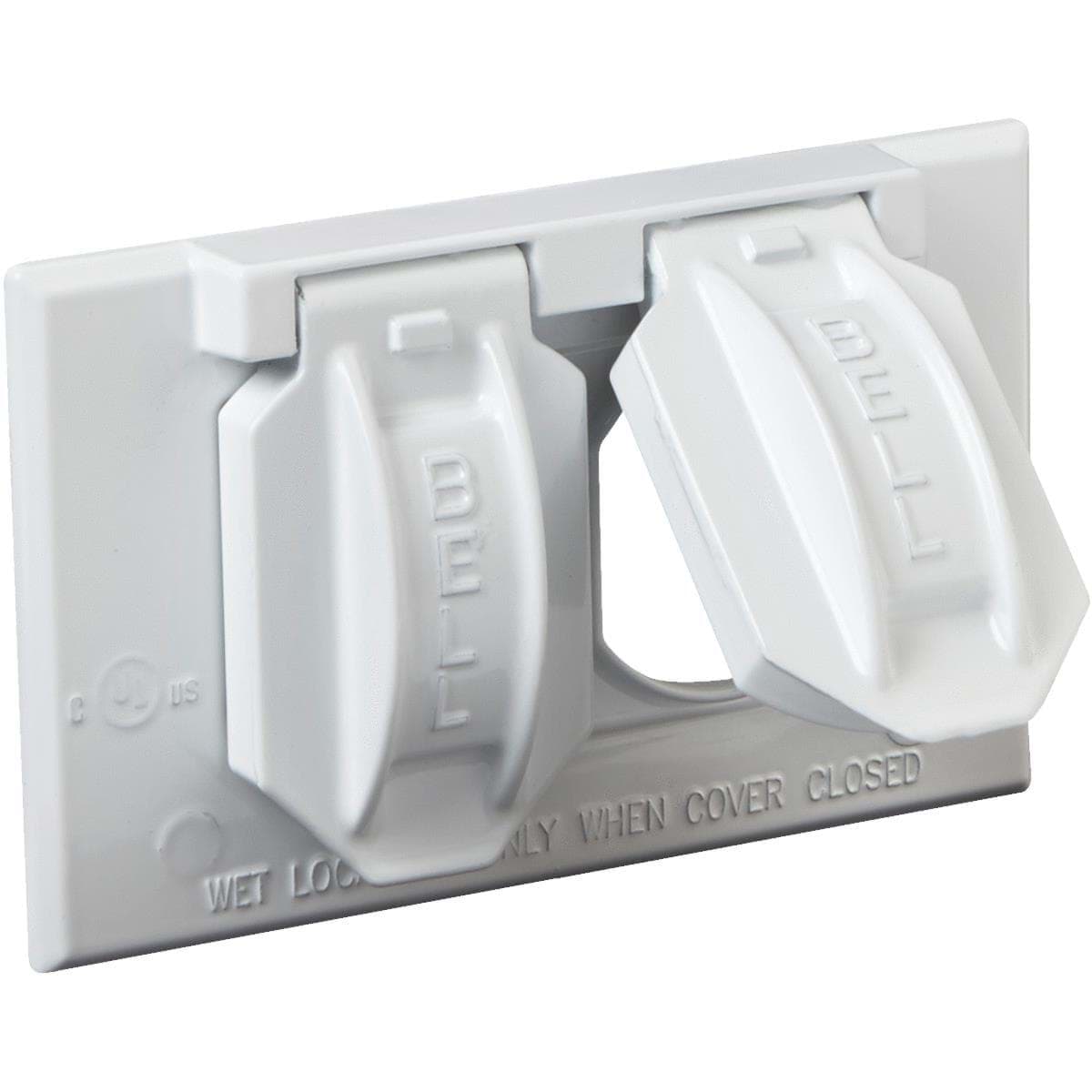 Picture of Bell Horizontal Mount Weatherproof Outdoor Outlet Cover