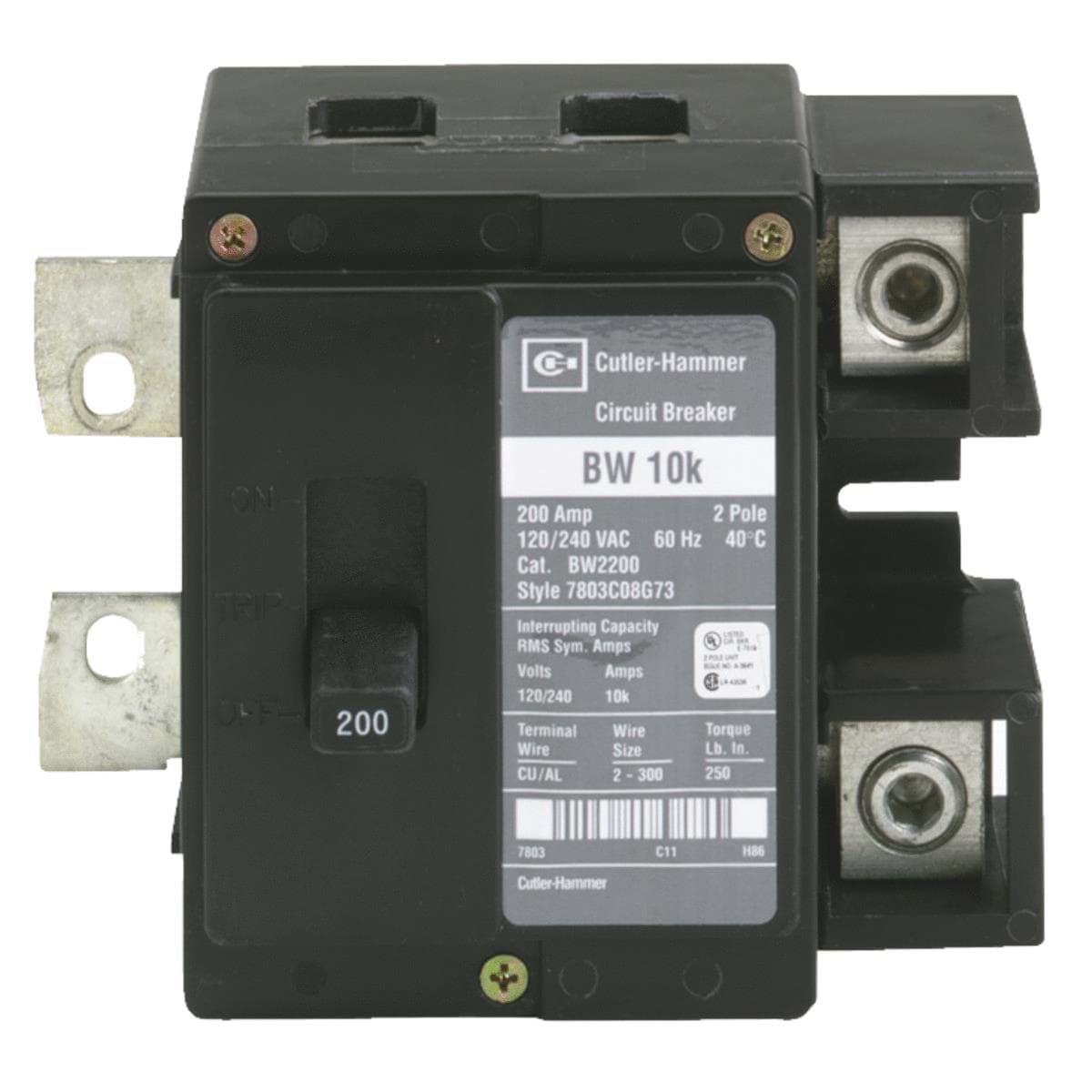 Picture of Eaton BW Main Breaker