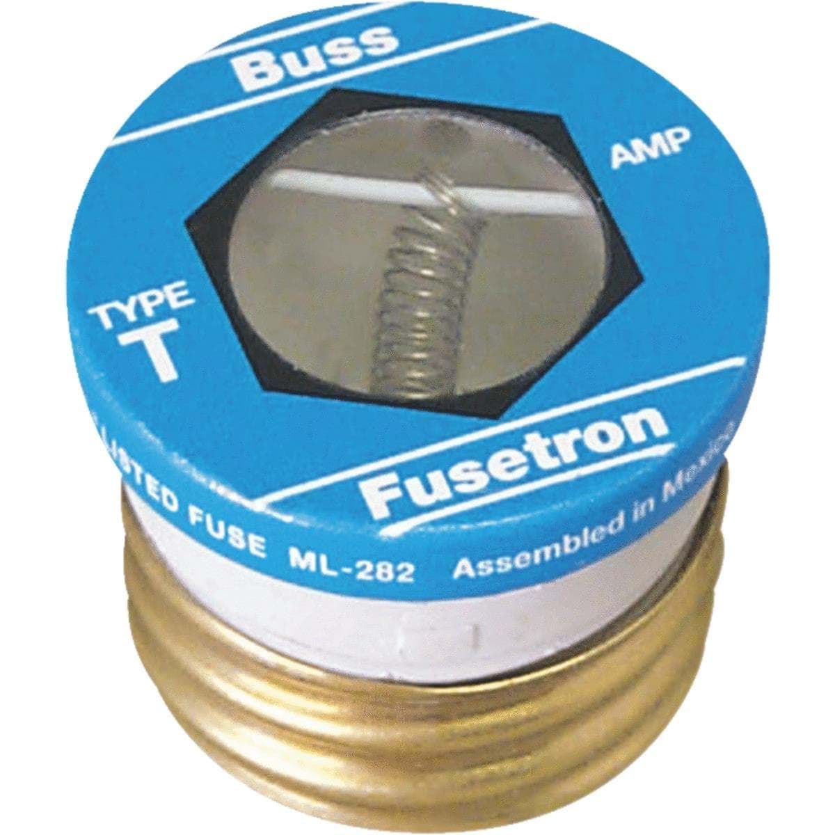 Picture of Bussmann Fusetron T Plug Fuse
