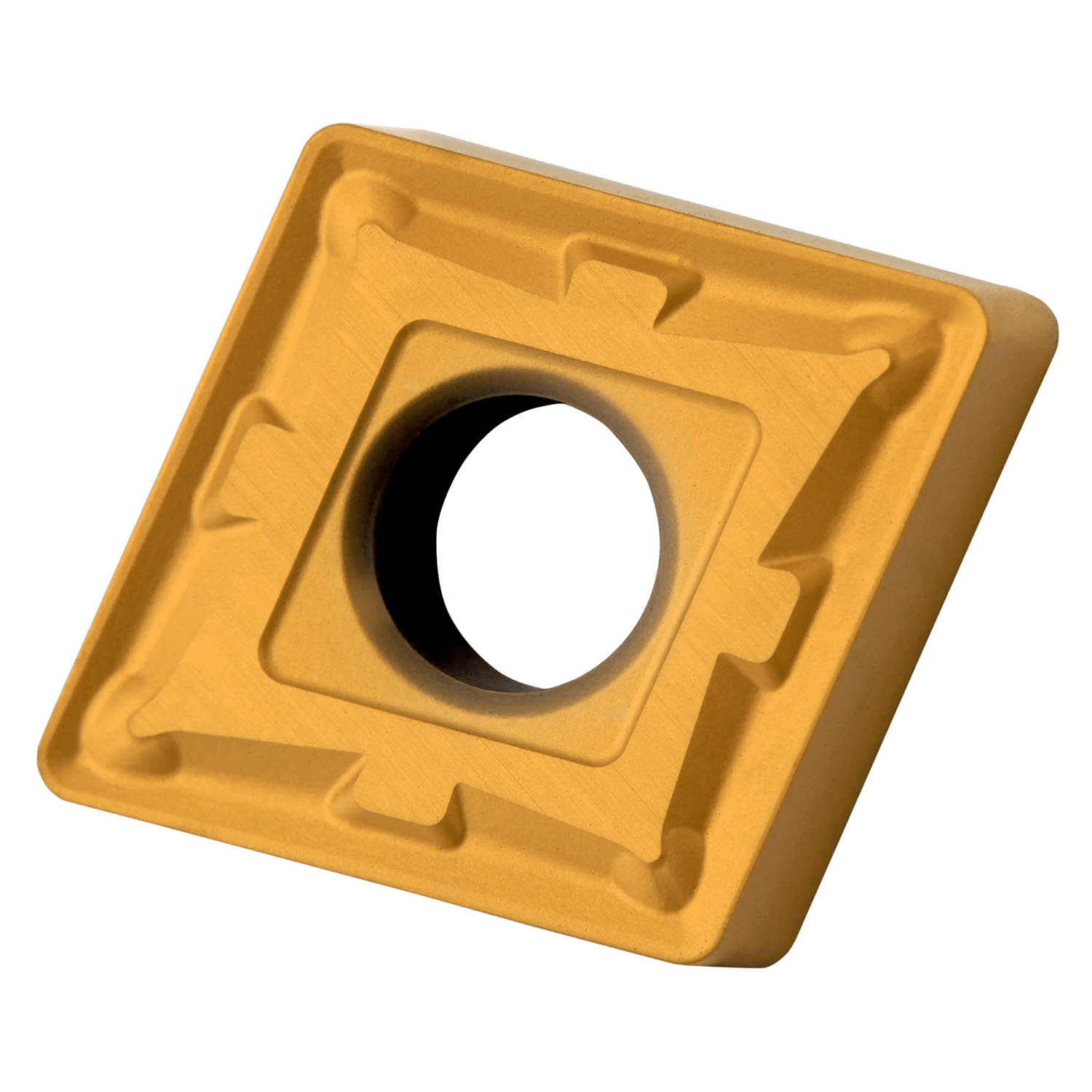 Picture of Dbl-Side Neg Turn Insert, 80° Rhomboid with ICD of 3/4", 1/4" Thick, 3/64" NR
