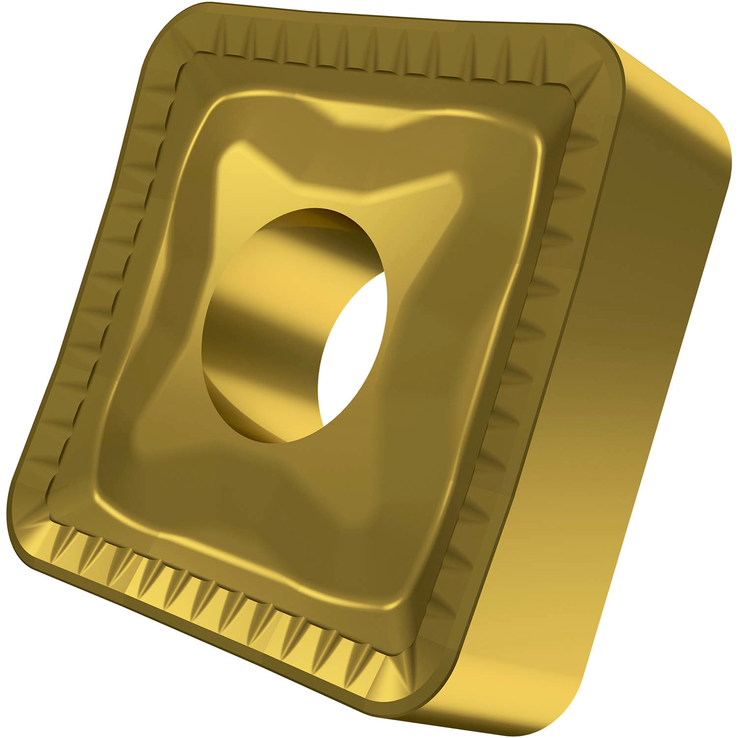 Picture of Dbl-Side Neg Turn Insert, Square with ICD of 1", 5/16" Thick, 3/32" NR
