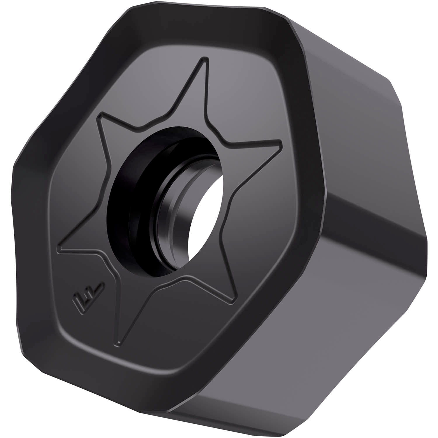 Picture of Dbl-Side Milling Insert HNGX 0906, Hectagonal for a Max Depth .1969"