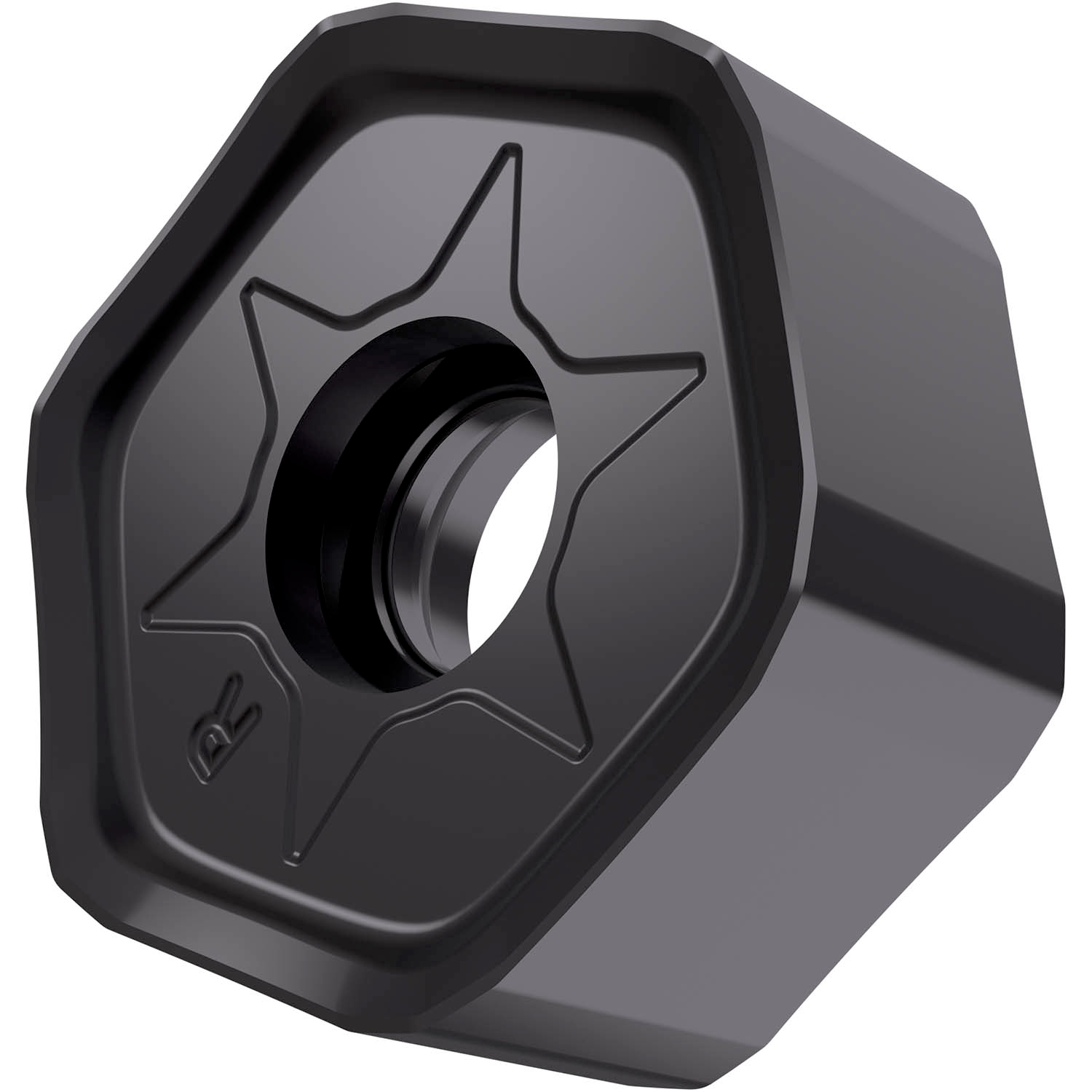 Picture of Dbl-Side Milling Insert HNGX 0906, Hectagonal for a Max Depth .1969"