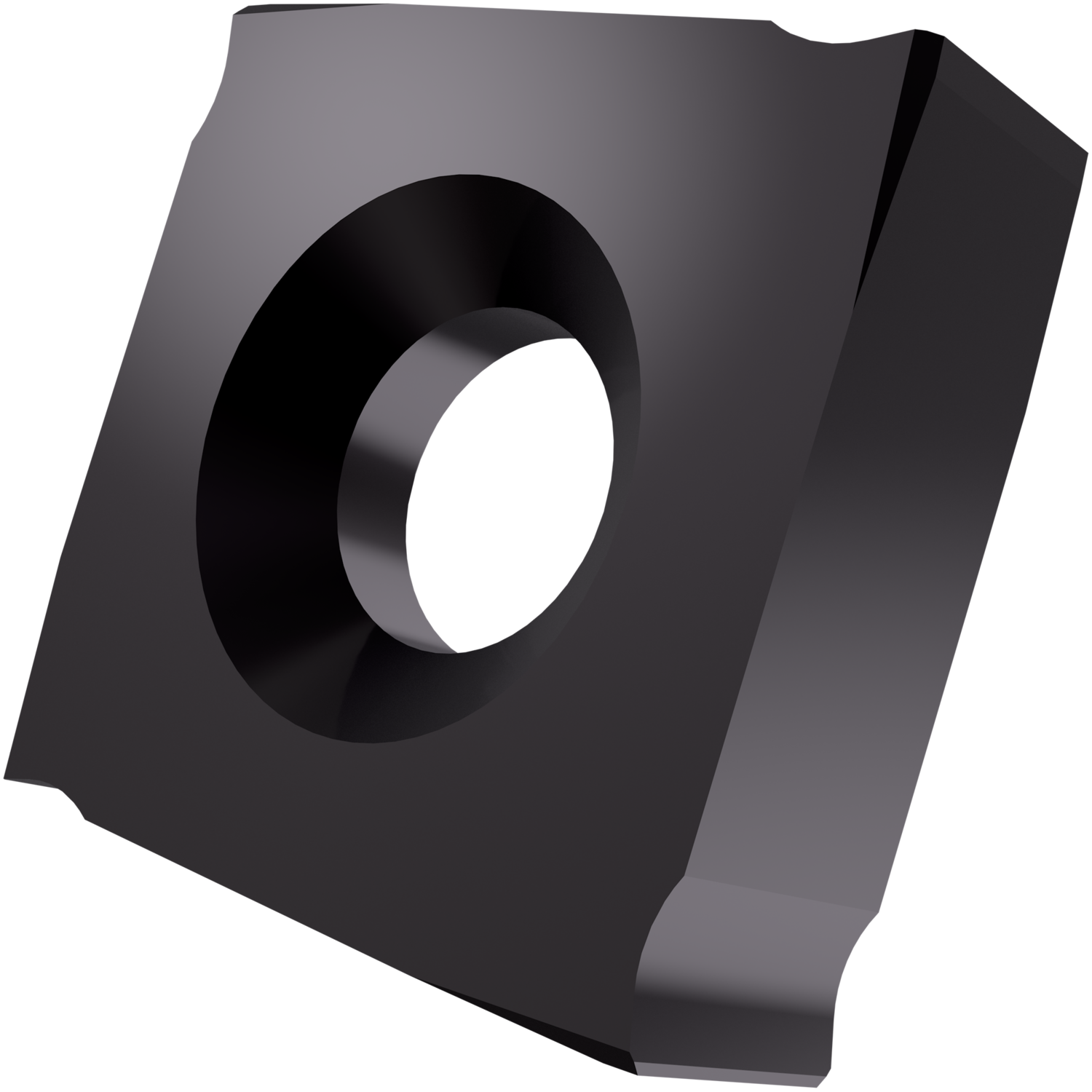 Picture of Dbl Side Disc Mill Insert, for a Cut Width of .2362" with Rounded Cut Edges
