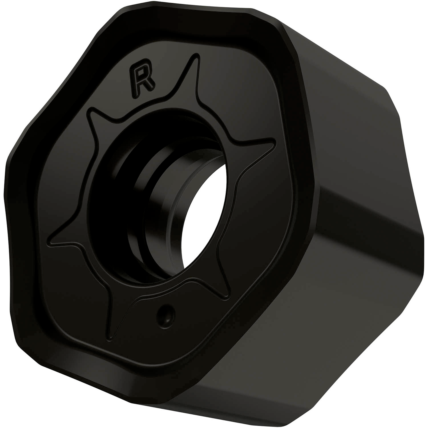 Picture of Dbl-Side Milling Insert HNGX 0604, Hectagonal for a Max Depth .1181"