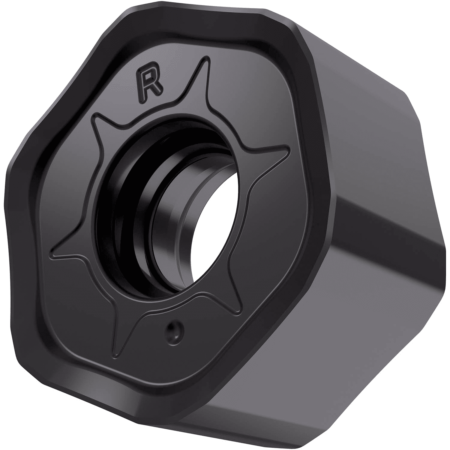 Picture of Dbl-Side Milling Insert HNGX 0604, Hectagonal for a Max Depth .1181"