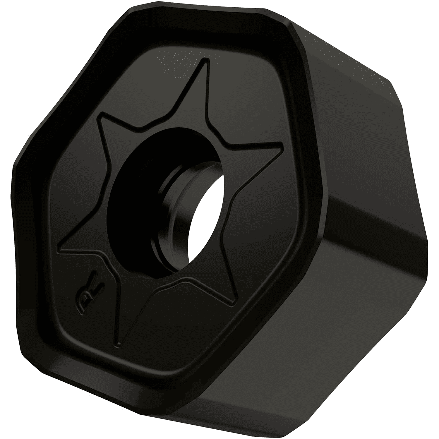 Picture of Dbl-Side Milling Insert HNGX 0906, Hectagonal for a Max Depth .1969"