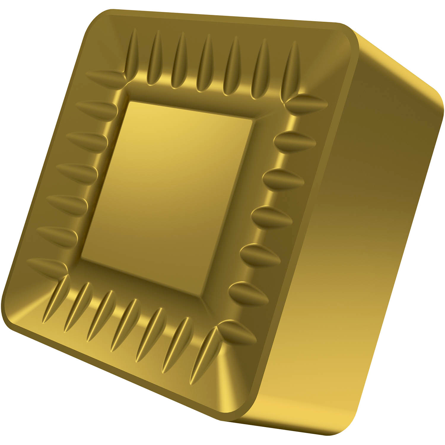 Picture of Special Neg Turn Insert, Square with ICD of 25.4mm, 12mm Thick, 2.4mm Nose Radius