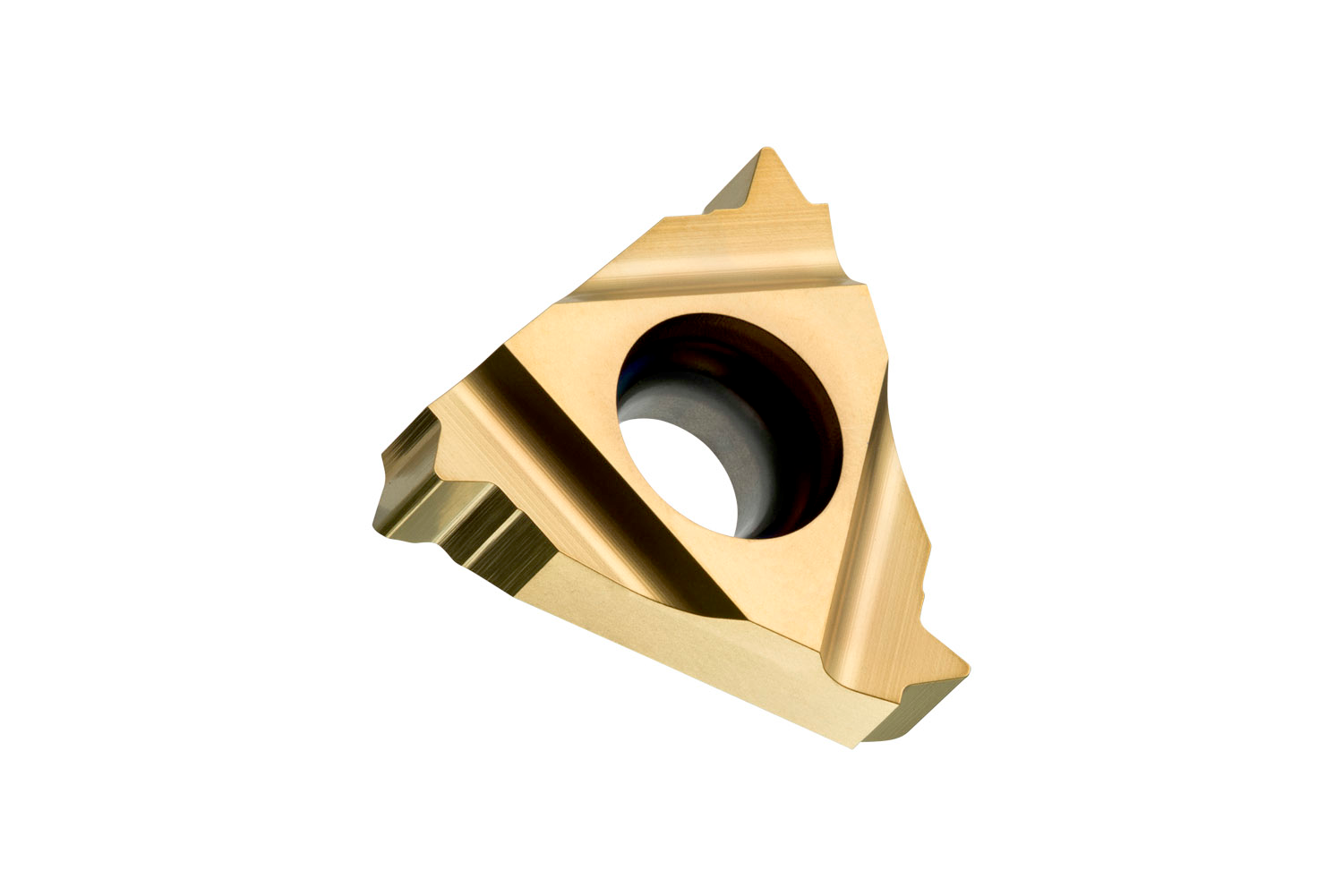 Picture of Sg-Side Thread Insert, Triangular ICD of .375", for Right Hand Cut of BSW Int Threads with 14TPI
