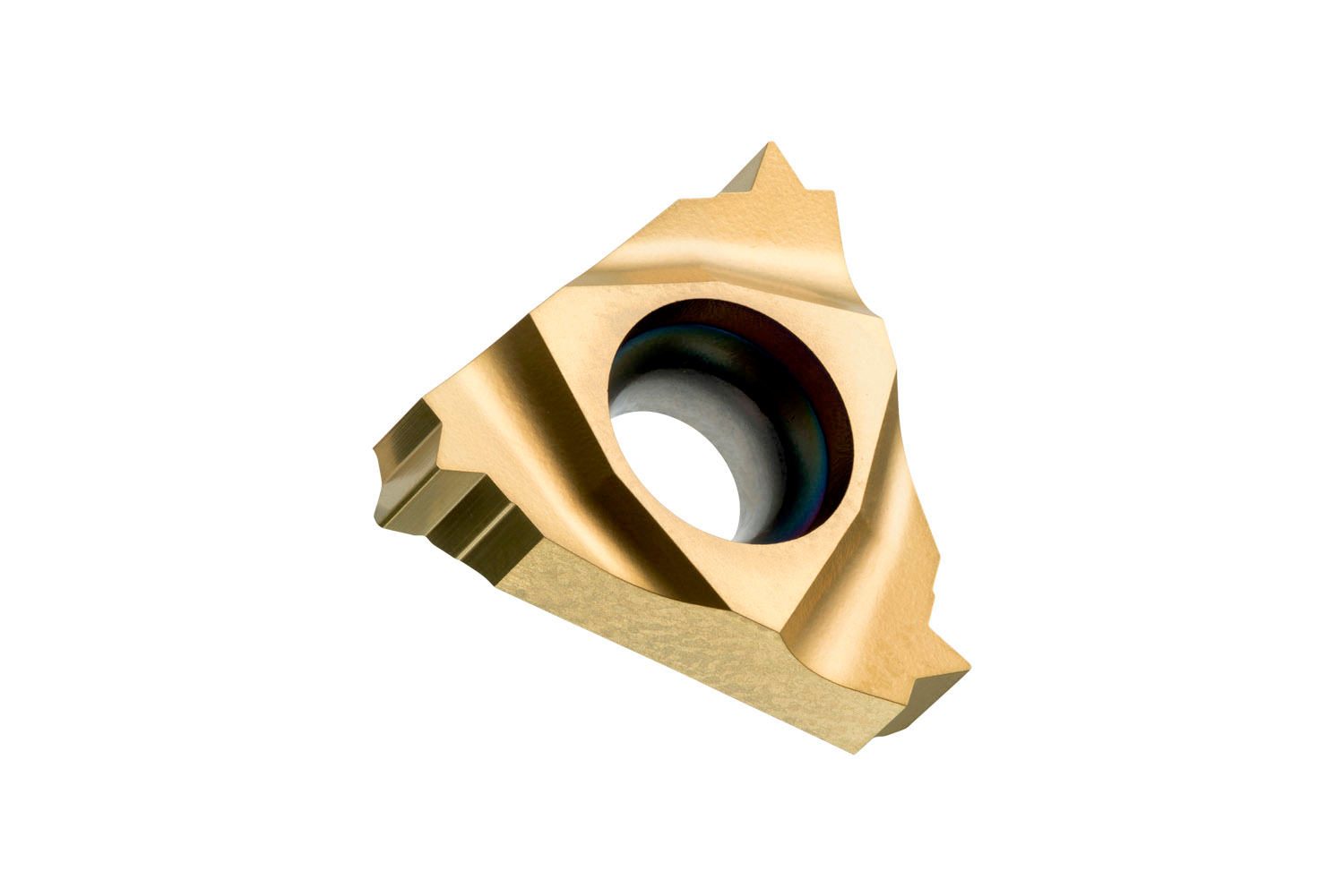 Picture of Sg-Side Thread Insert, Triangular ICD of .375", for Left Hand Cut of ISO-Metric Int Threads with 1.75" Pitch