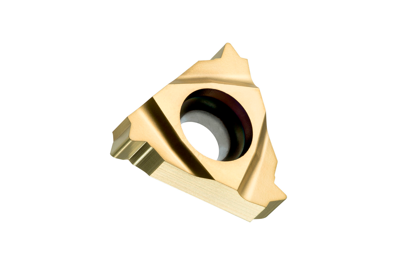 Picture of Sg-Side Thread Insert, Triangular ICD of .375", for Left Hand Cut of ISO-Metric Ext Threads with 0.5" Pitch