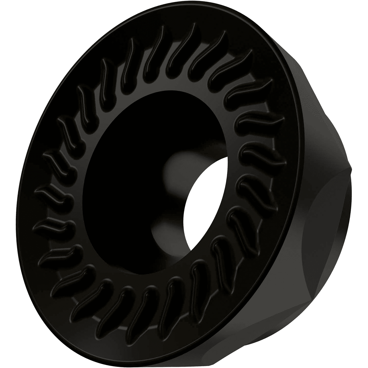 Picture of Sg-Side Milling Insert Rcmt 1606 with CB, Round for a Max Depth .315"