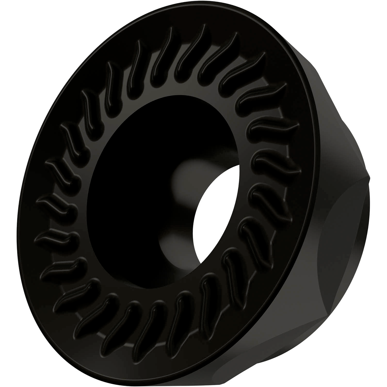 Picture of Sg-Side Milling Insert Rcmt 1606 with CB, Round for a Max Depth .315"