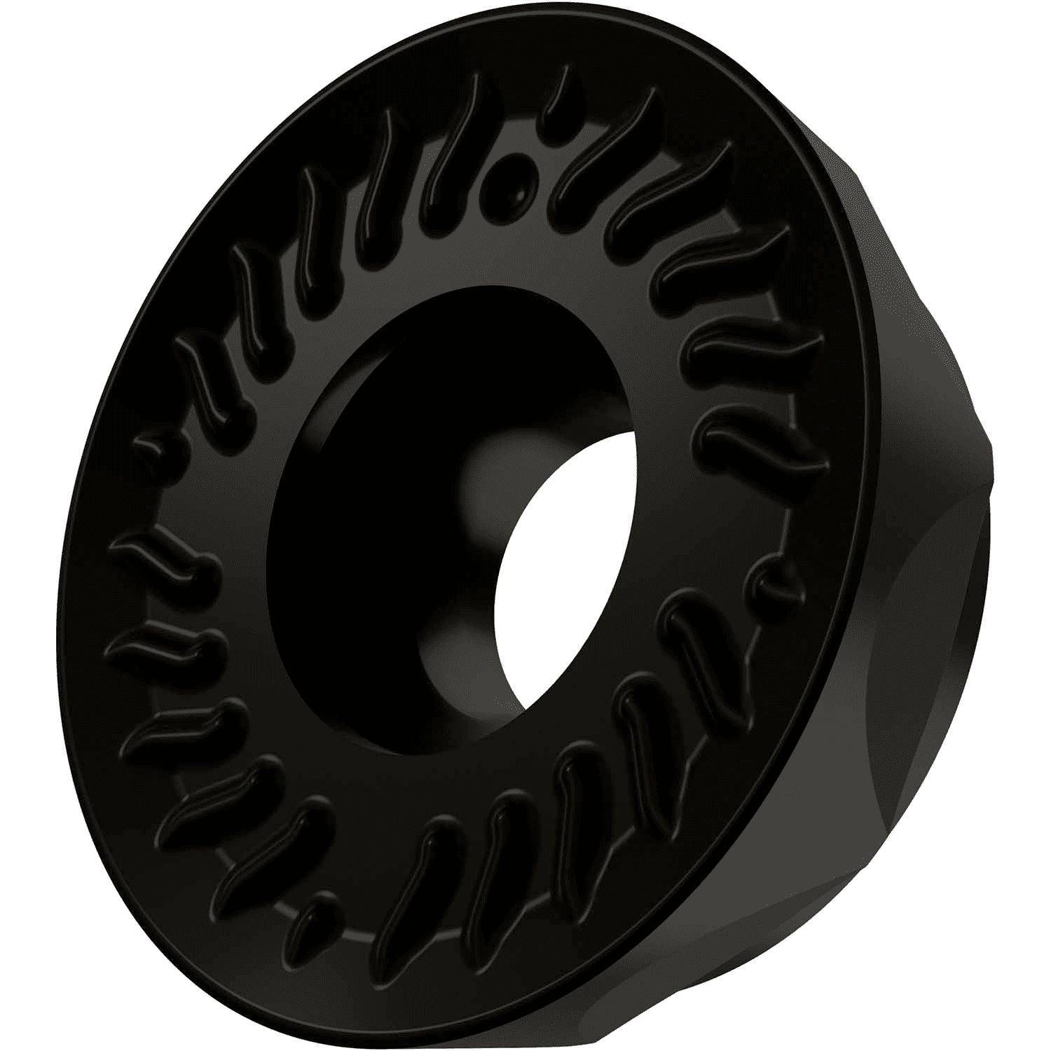 Picture of Sg-Side Milling Insert Rcmt 2006 with CB, Round for a Max Depth .3937"