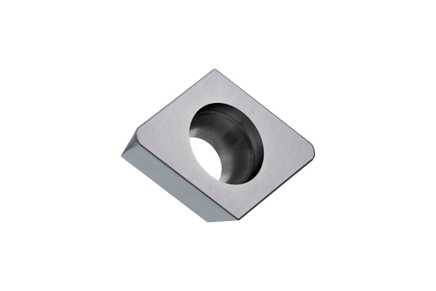 Picture of Sg-Side Milling Insert Xdhw 10T3 with a PRS, 70° Rhomboid for a Max Depth .0394", with .0394" CR