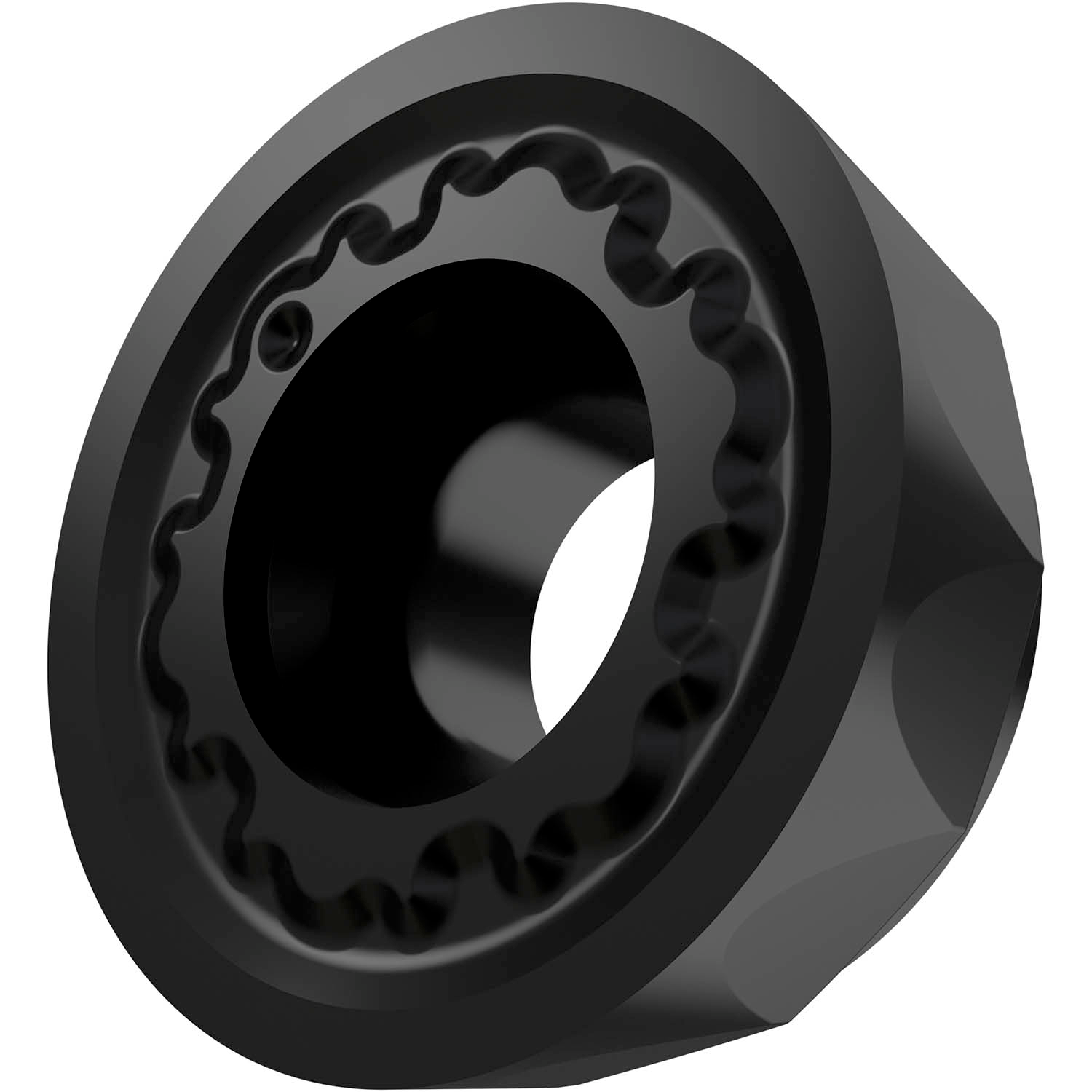 Picture of Sg-Side Milling Insert Rcmt 1204 with CB, Round for a Max Depth .2362"