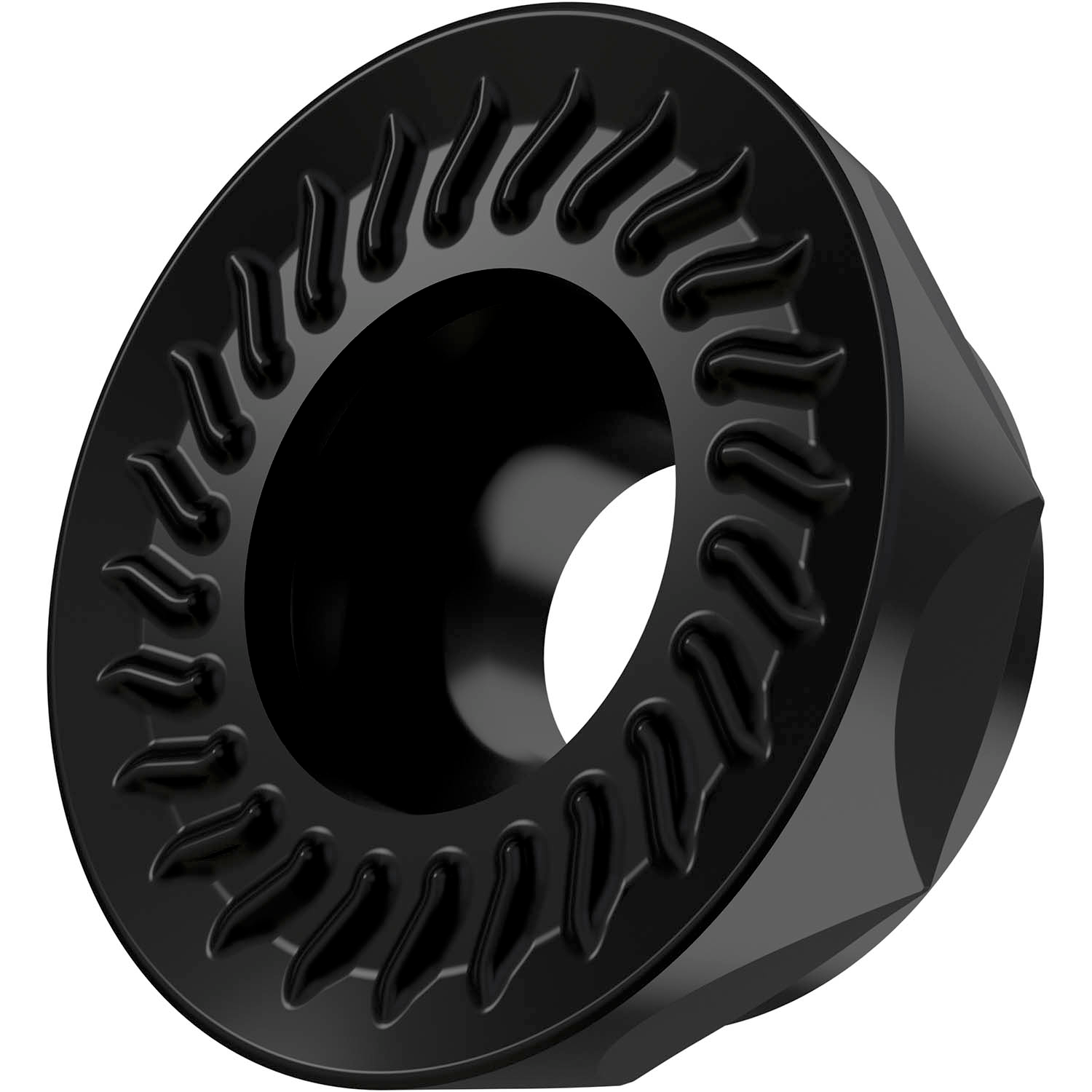 Picture of Sg-Side Milling Insert Rcmt 1606 with CB, Round for a Max Depth .315"