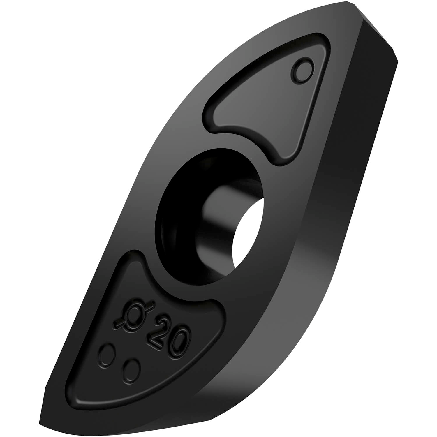 Picture of Indexable Ball Nose Seg Copy Milling Insert For a Dia Of .4724" for a Max Depth .4213", Fm Geo