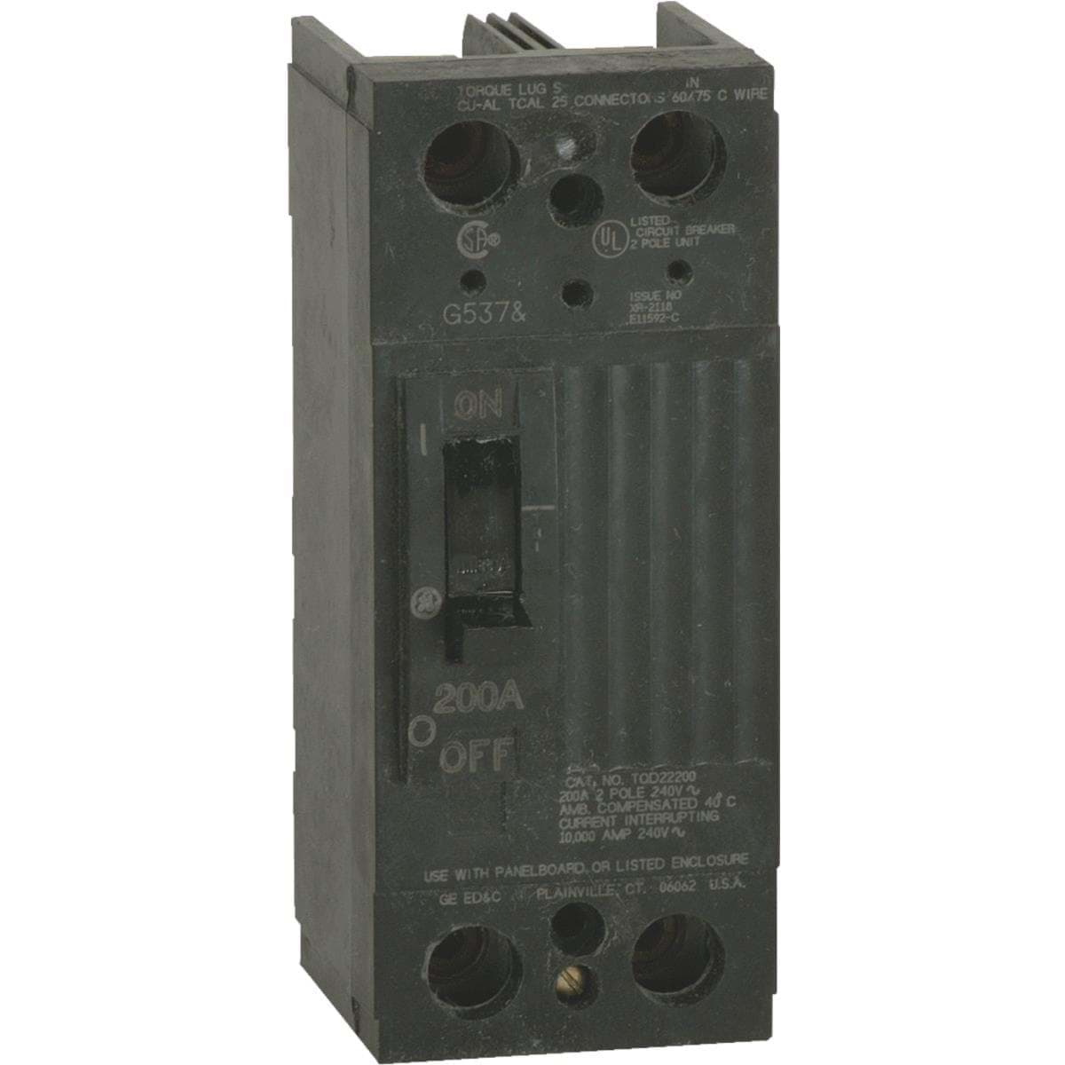 Picture of GE Main Breaker