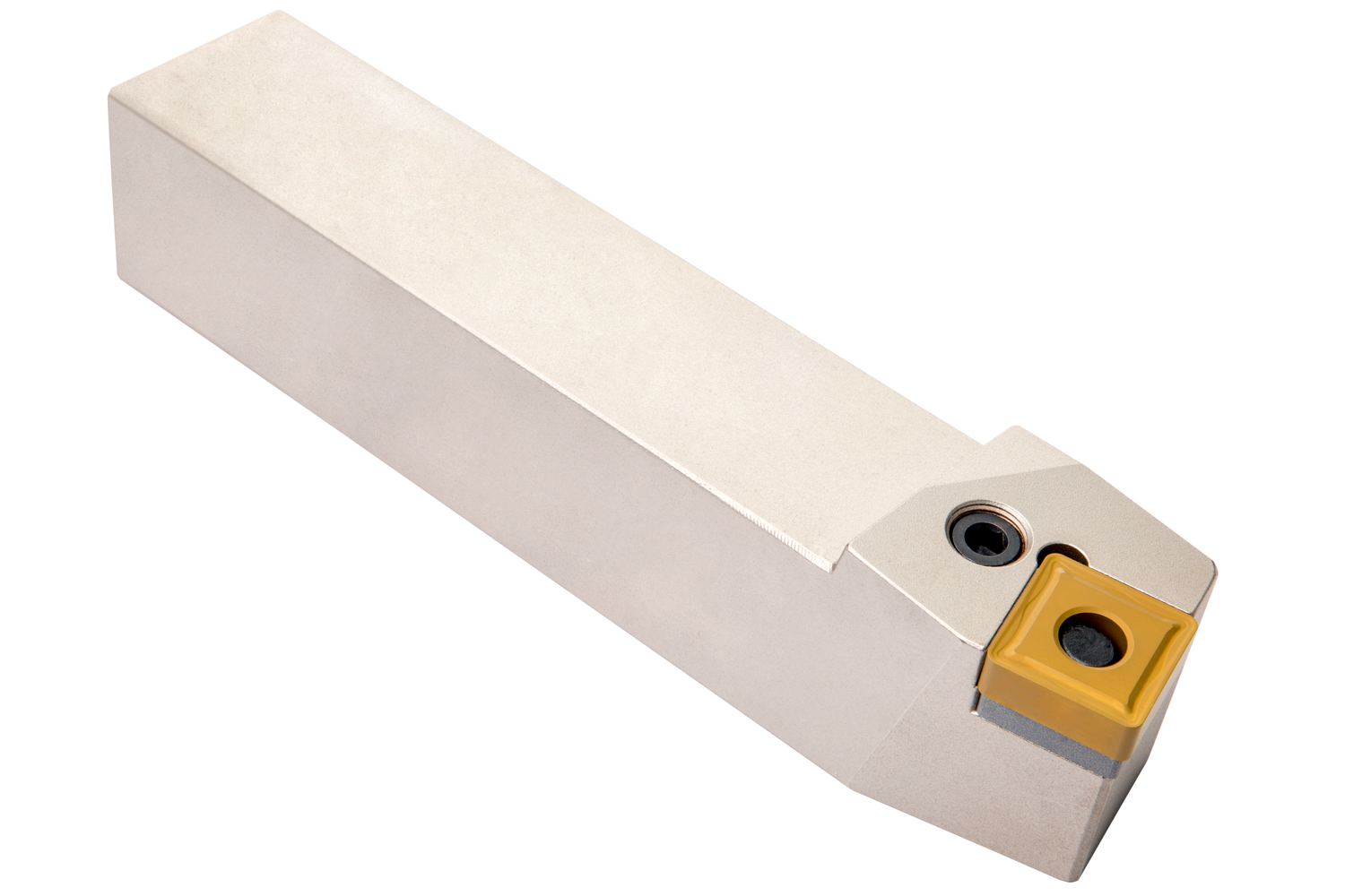 Picture of Lever lock turning Tool Hold a square Neg insert with an ICD of 19.05mm, 6.35mm Thick Left Hand 75°