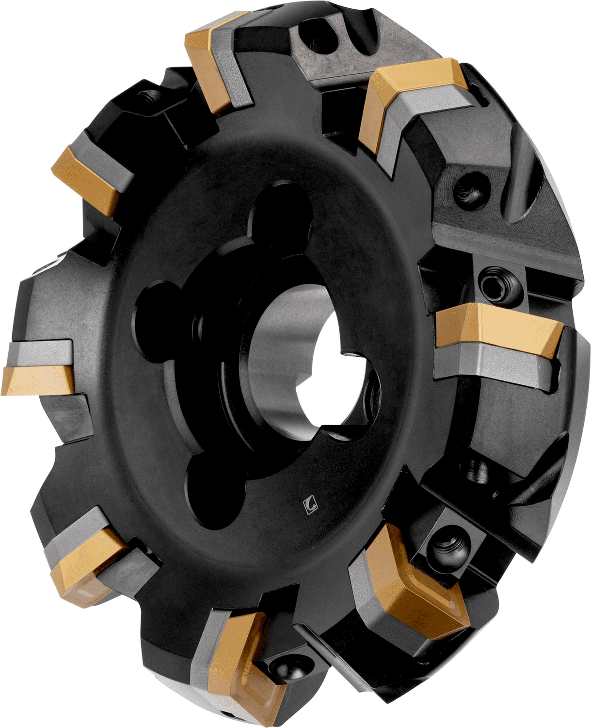 Picture of Face Mill with Pos/Neg Geo Sg-Side Inserts, Cut Dia 12.000 to Max 12.661'' with 60° Approach