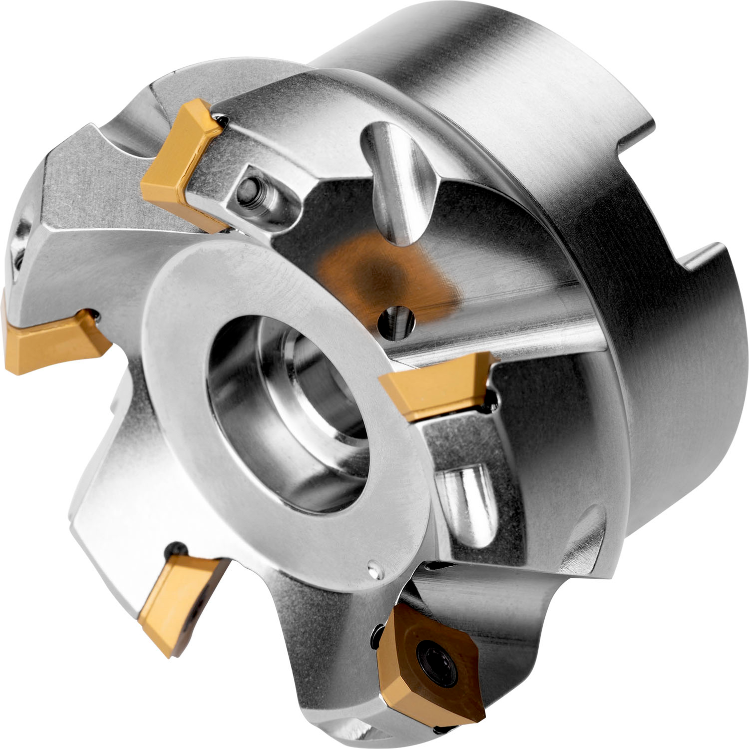 Picture of Face Mill with Pos/Neg Geo Sg-Side Inserts, Cut Dia 2.500 to Max 2.878'' with 45°