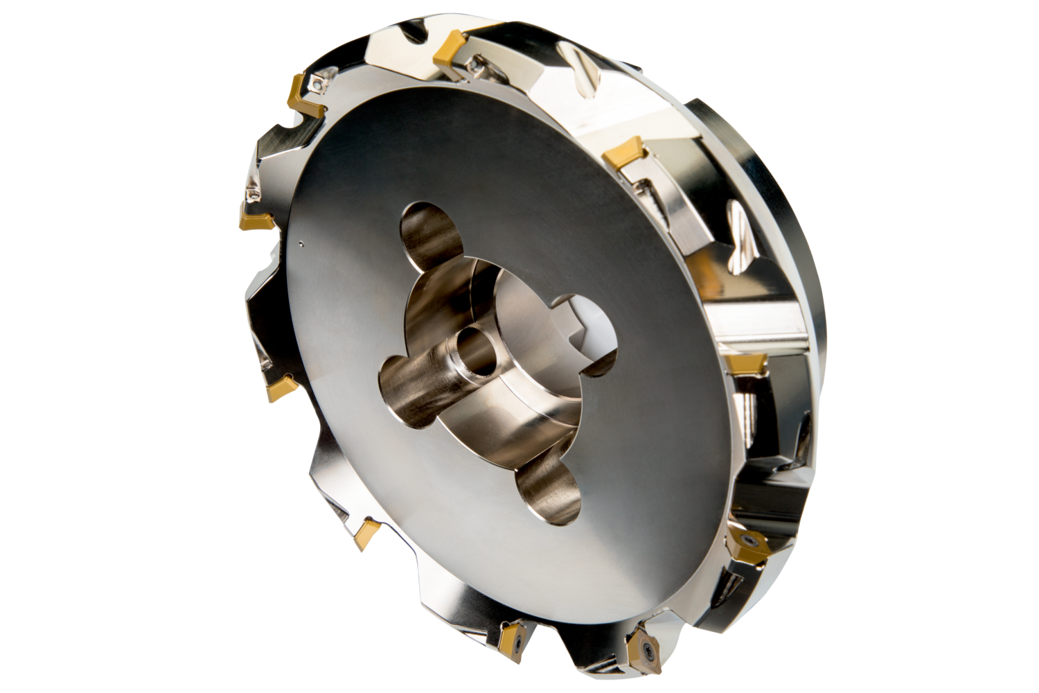 Picture of Face Mill with Pos/Neg Geo Sg-Side Inserts, Cut Dia 6.000 to Max 6.378'' with 45°