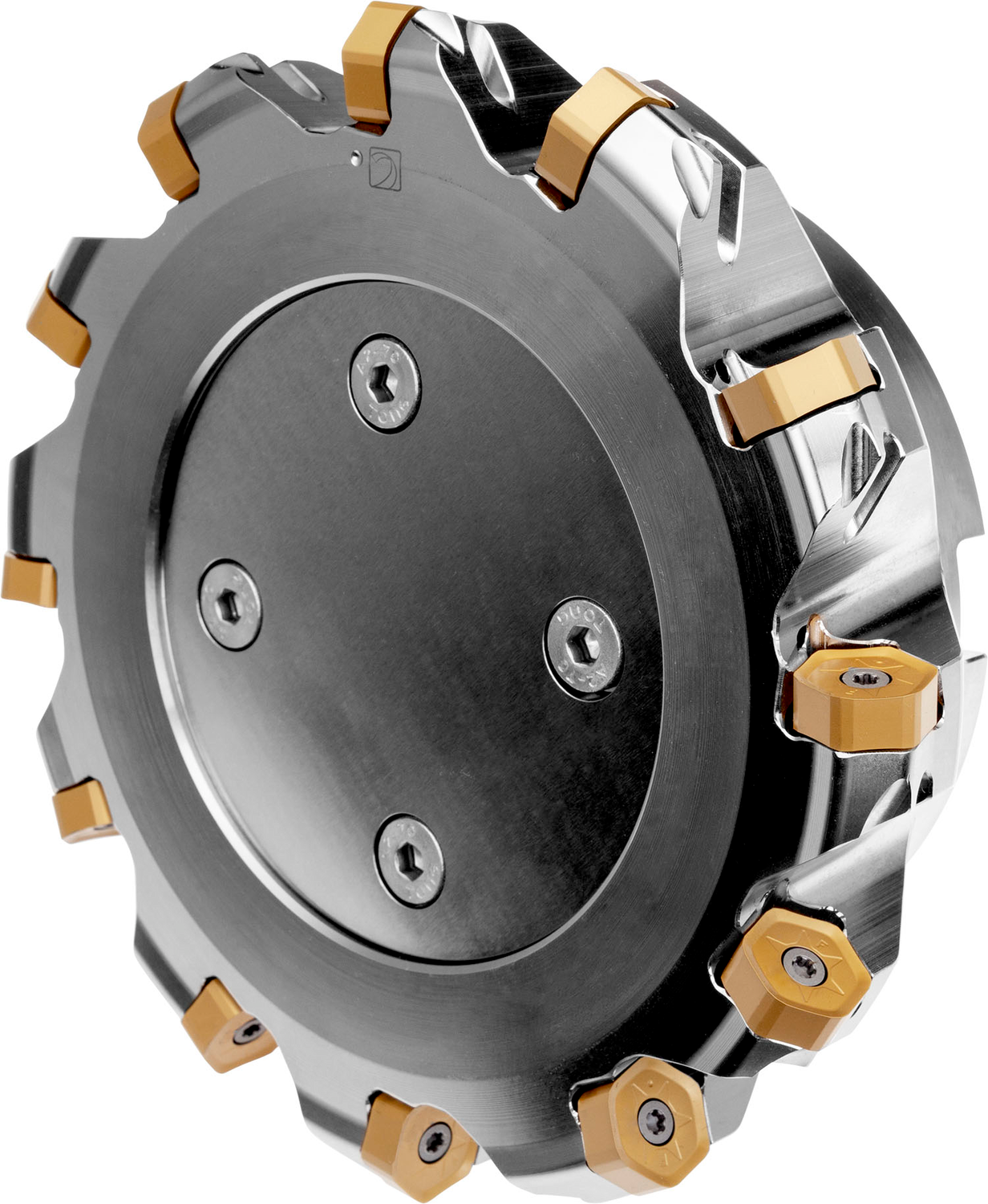 Picture of Face Mill with Dbl Neg Geo Dbl-Side Inserts, Cut Dia 10.000 to Max 10.461'' with 45°