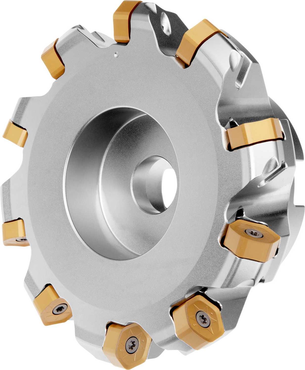Picture of Face Mill with Dbl Neg Geo Dbl-Side Inserts, Cut Dia 4.000 to Max 4.461'' with 45°