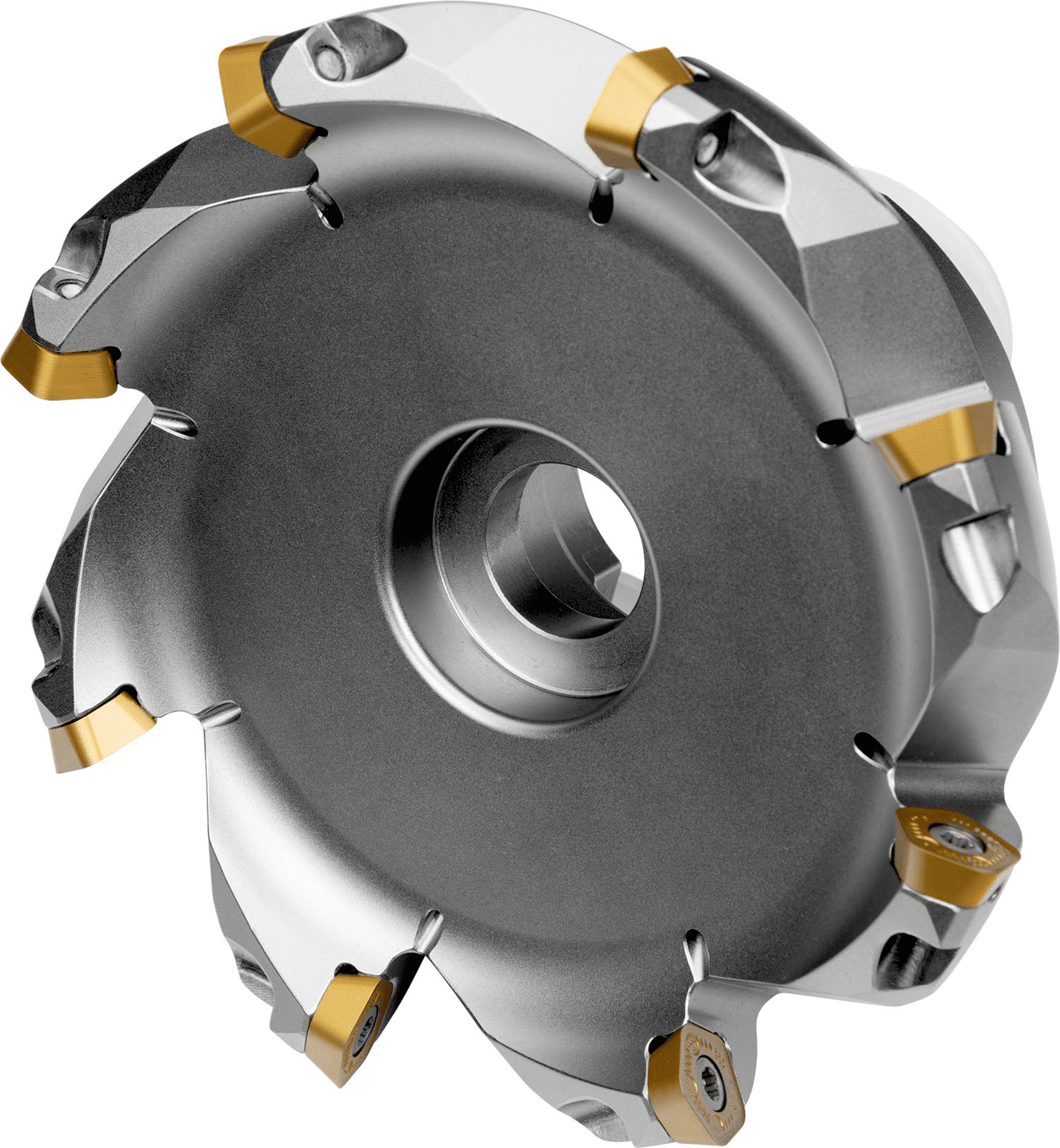 Picture of High Feed Cutter with Pos/Neg Geo Sg-Side Inserts, Cut Dia 4.000'' with 19° Approach