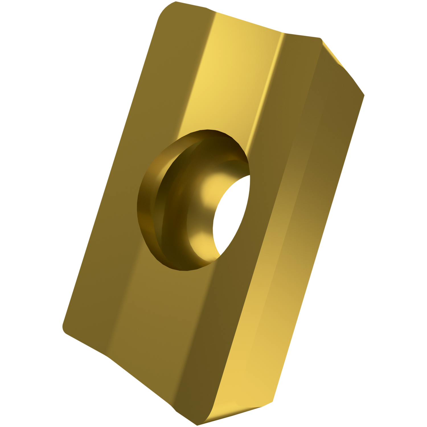Picture of Sg-Side Milling Insert XPHT 1604 with CB, 80° Rhomboid for a Max Depth .5906", with .0472" CR