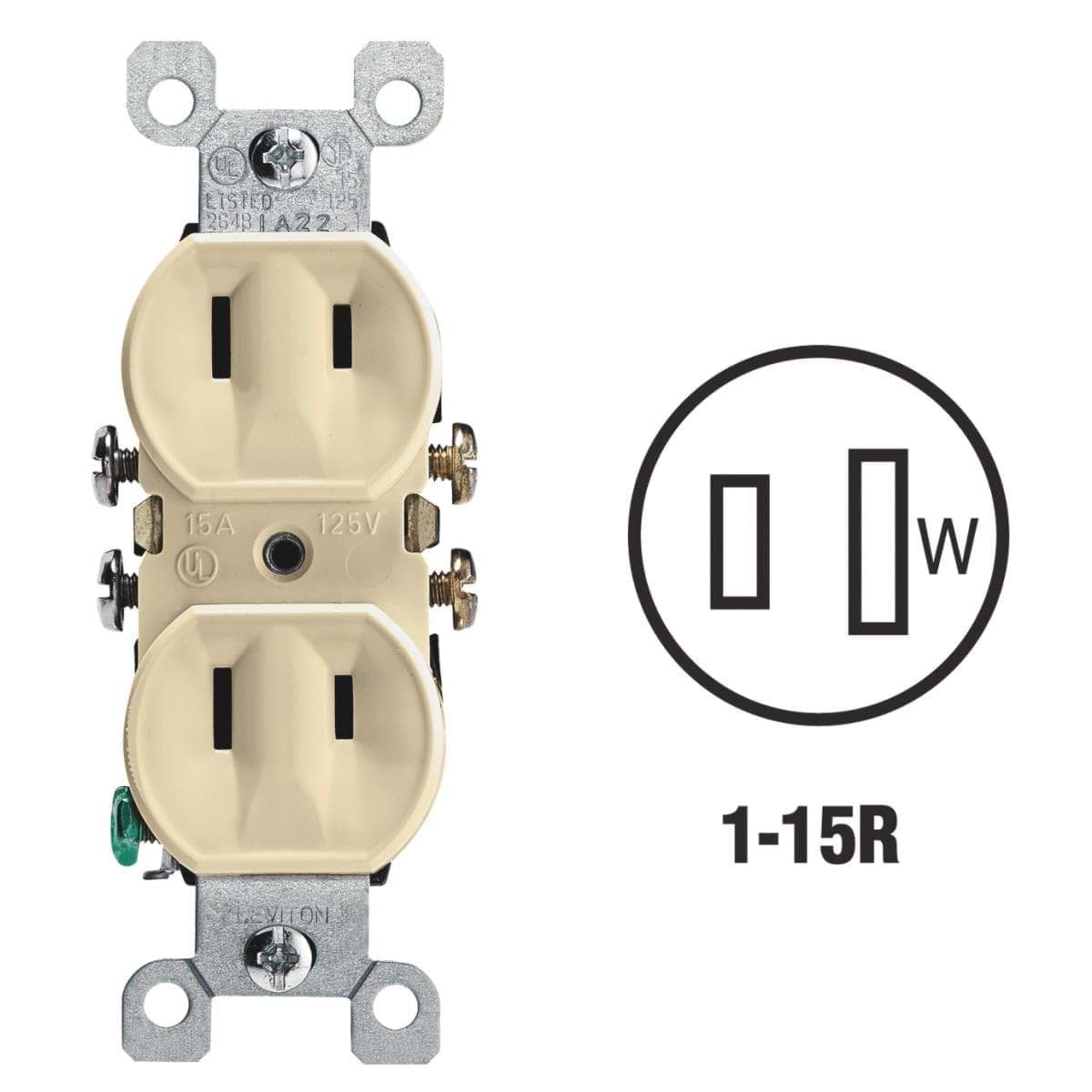 Picture of Leviton Duplex Outlet