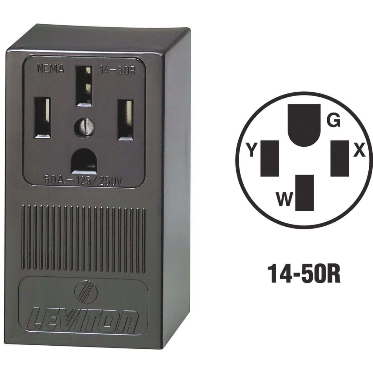 Picture of Leviton Grounding Range Power Outlet