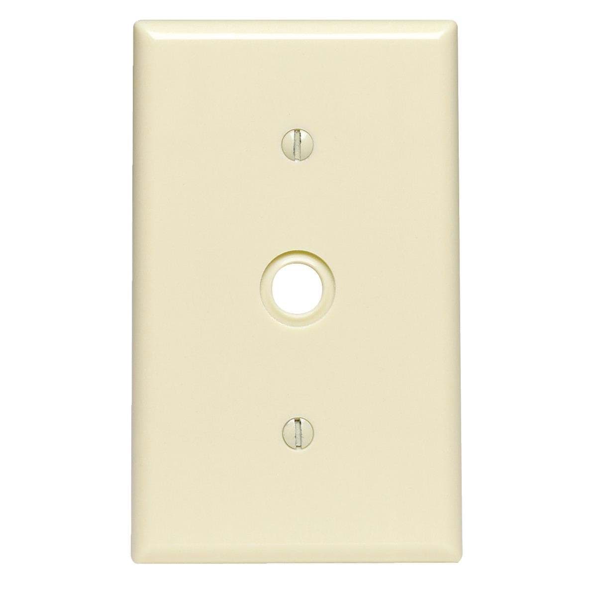 Picture of Leviton Telephone/Cable Wall Plate With Knockout