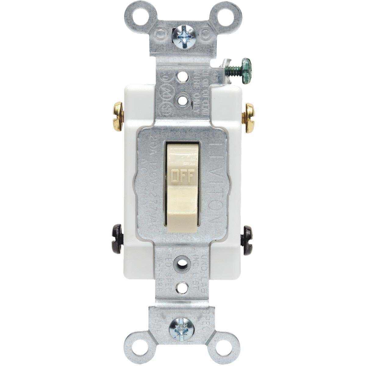 Picture of Leviton Grounded Quiet Double Pole Switch