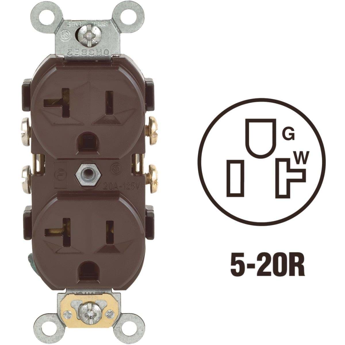 Picture of Leviton Heavy-Duty Duplex Outlet